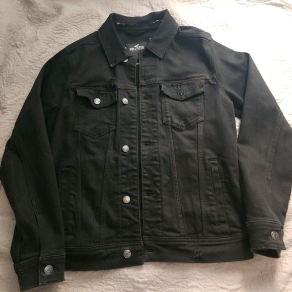 Hollister Other - Hollister distressed denim jacket